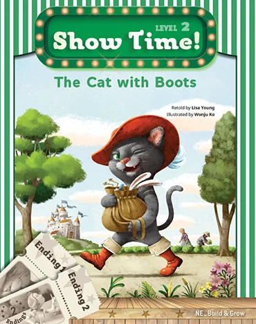 Show Time! Level 2 The Cat with Boots (SET) 2016 교재 표지