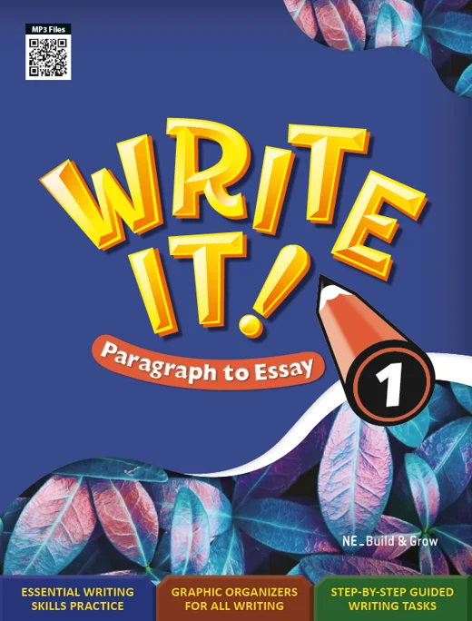 Write It! Paragraph to Essay 1 2020 교재 표지
