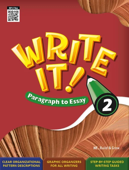 Write It! Paragraph to Essay 2 2020 교재 표지
