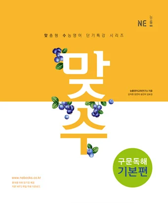 맞수 구문독해 기본편 (2017) 2017 교재 표지