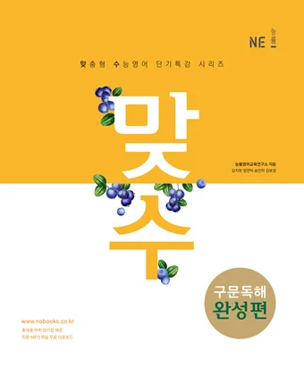 맞수 구문독해 완성편 (2017) 2017 교재 표지