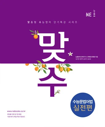 맞수 수능문법어법 실전편 (2017) 2017 교재 표지