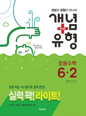 개념플러스유형 라이트 초등수학 6-2 2018 교재 표지