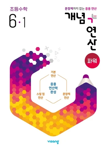 개념플러스연산 파워 초등수학 6-1 2025 교재 표지