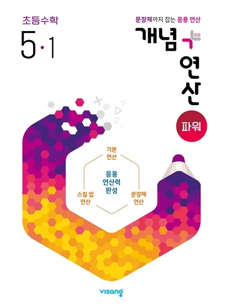 개념플러스연산 파워 초등수학 5-1 2025 교재 표지
