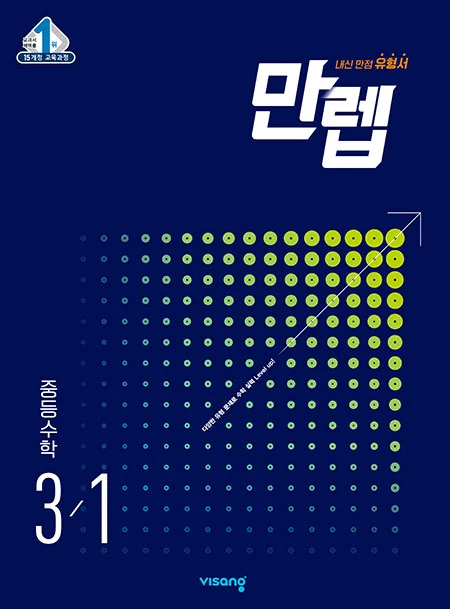 만렙 중학수학 3-1 2026 교재 표지