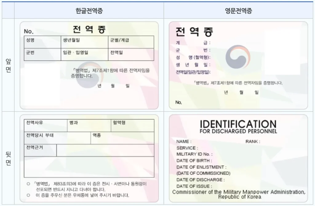 전역증-발급-예시