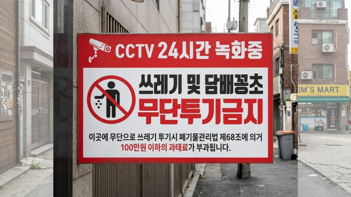 쓰레기-무단-투기-벌금-배너