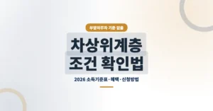 차상위계층 조건 및 지원금 혜택 확인, 부양의무자 기준 없이 소득, 재산만 봅니다.